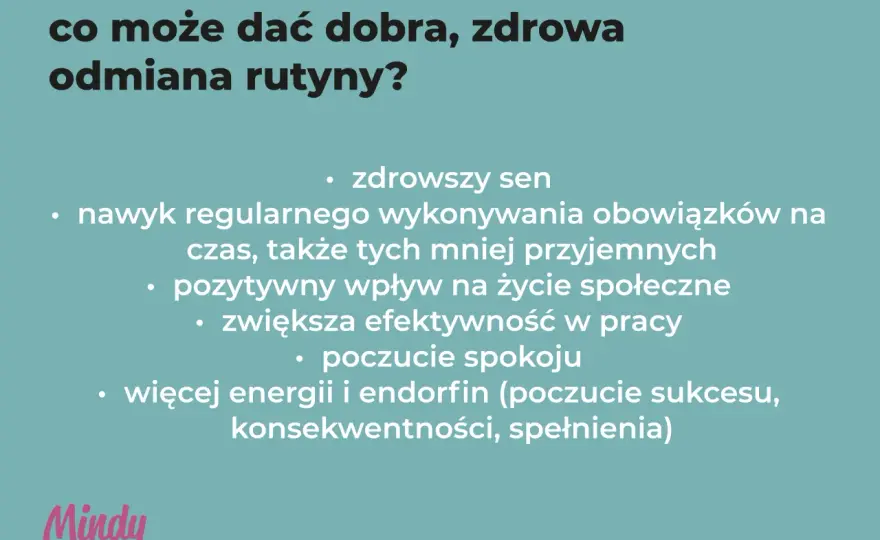 Rutyna dnia - mniej chaosu, więcej energii. Jak ją zbudować?