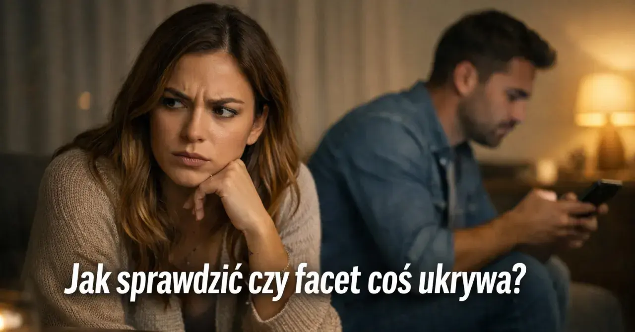 Zmartwiona kobieta patrzy w bok, podczas gdy mężczyzna zapatrzony w telefon. Czy on jest tym, kto cię kocha, ale to ukrywa?